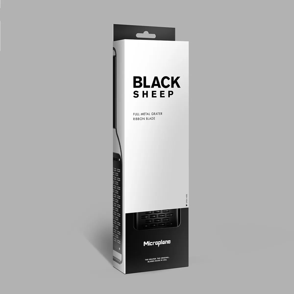 MICROPLANE Black Sheep Ribbon 30 cm - ručná kuchynská strúhadlo na zeleninu a syr z nehrdzavejúcej ocele