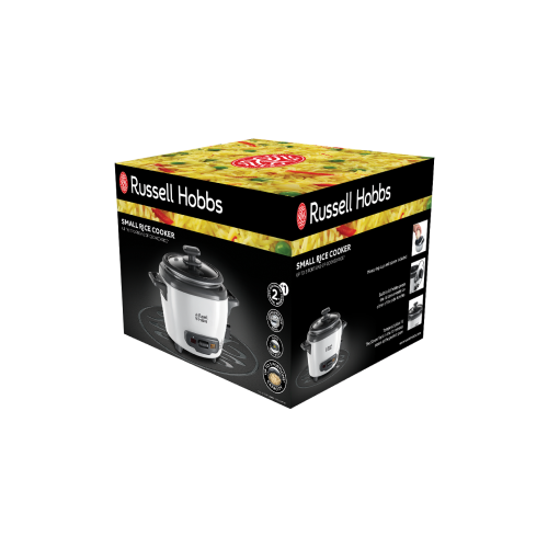 RUSSELL HOBBS Malý ryžovar 200 W biely - elektrický oceľový hrniec na varenie ryže