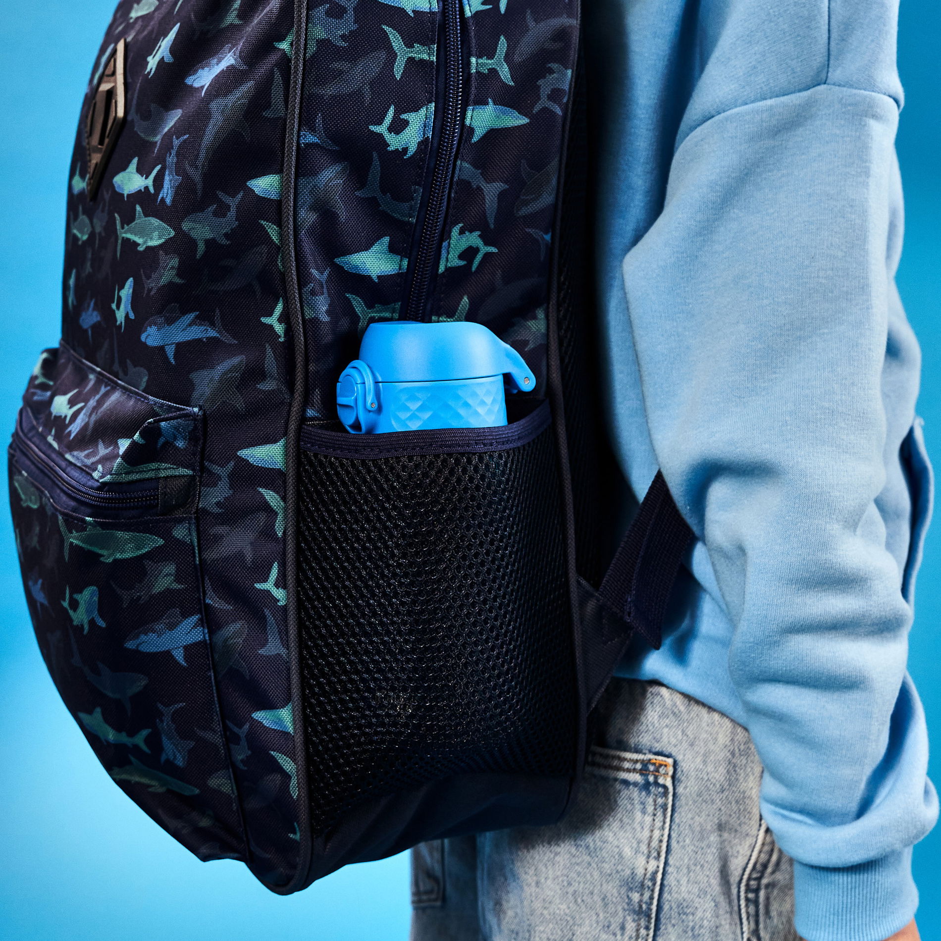 ION8 Recyclon Blue 0,35 l - láhev / bidon na vodu a nápoje
