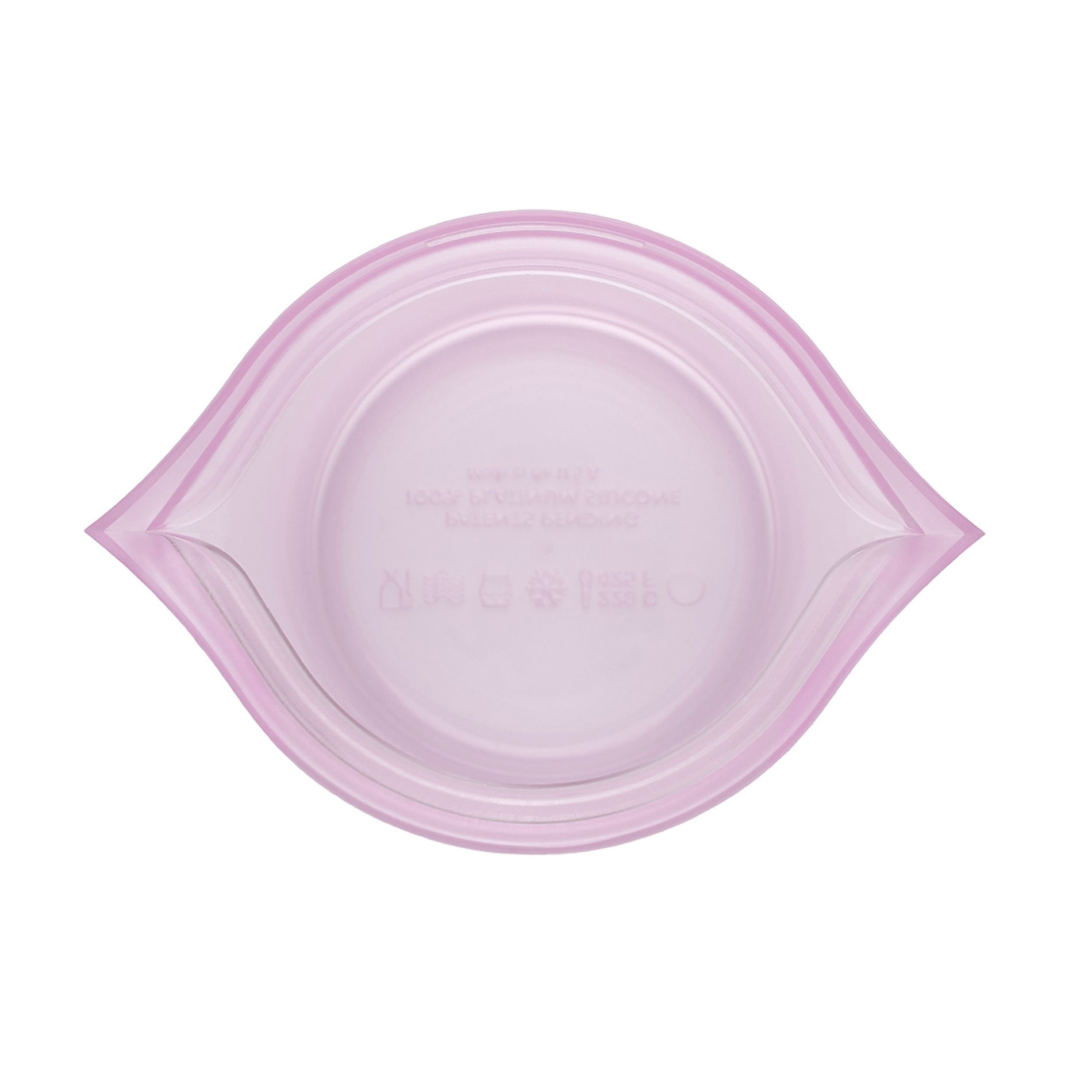 ZIP TOP Cups Levandule 0,71 l růžová - znovu uzavíratelný sáček na potraviny