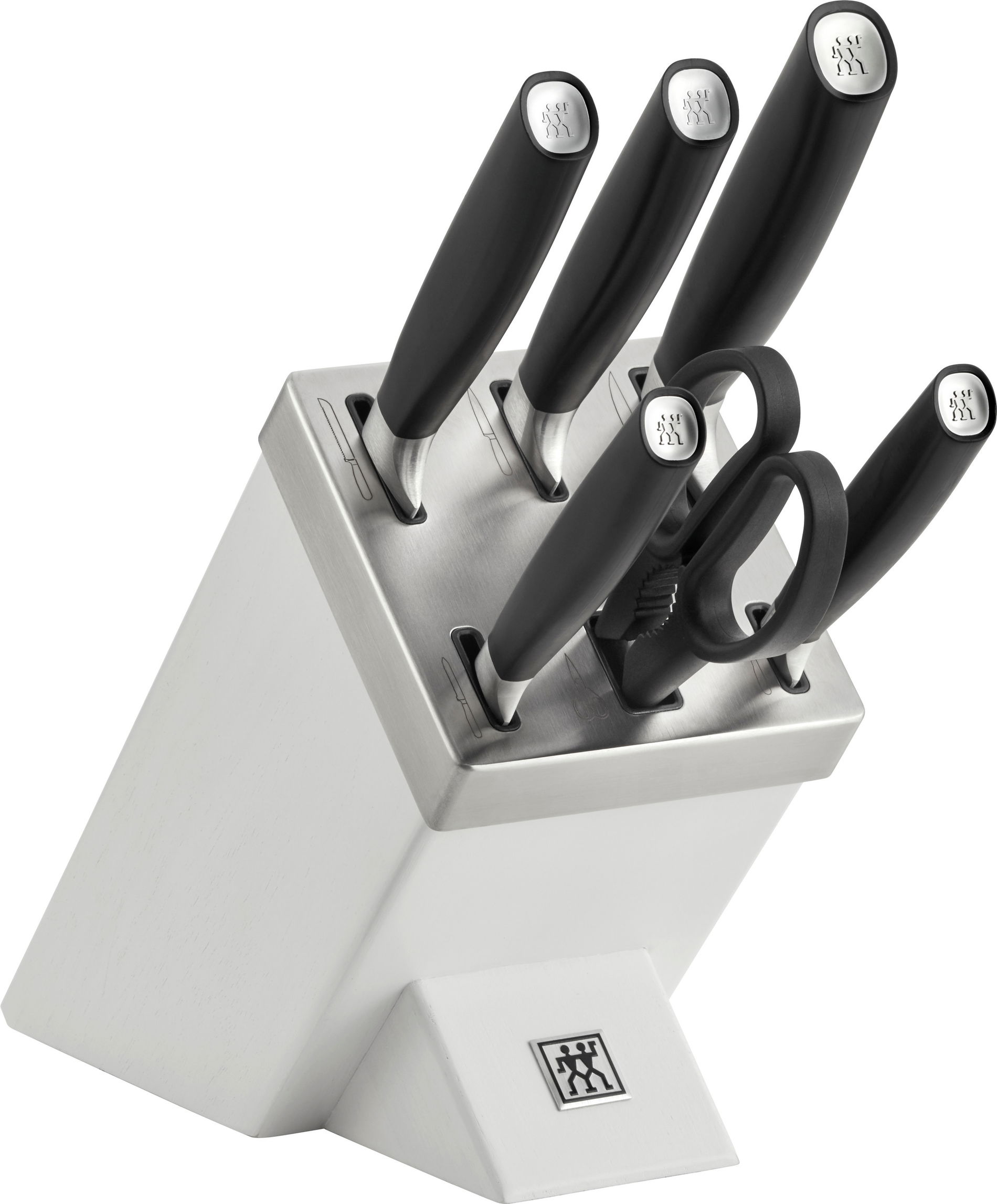 ZWILLING All Star 7 ks - kuchyňské nože z nerezové oceli v bloku se samoostřícím