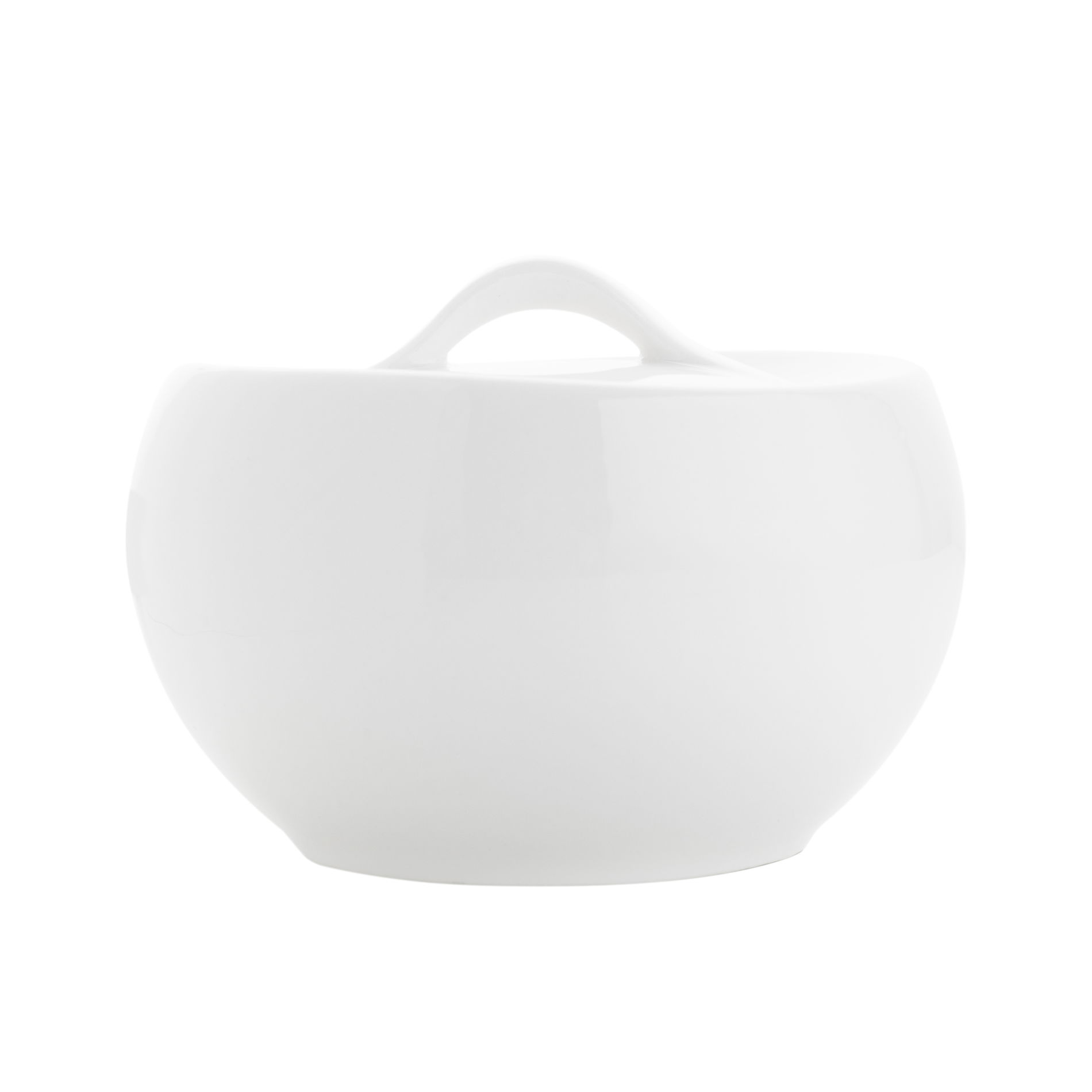FLORINA Moss 8 cm ecru - porcelánová cukřenka