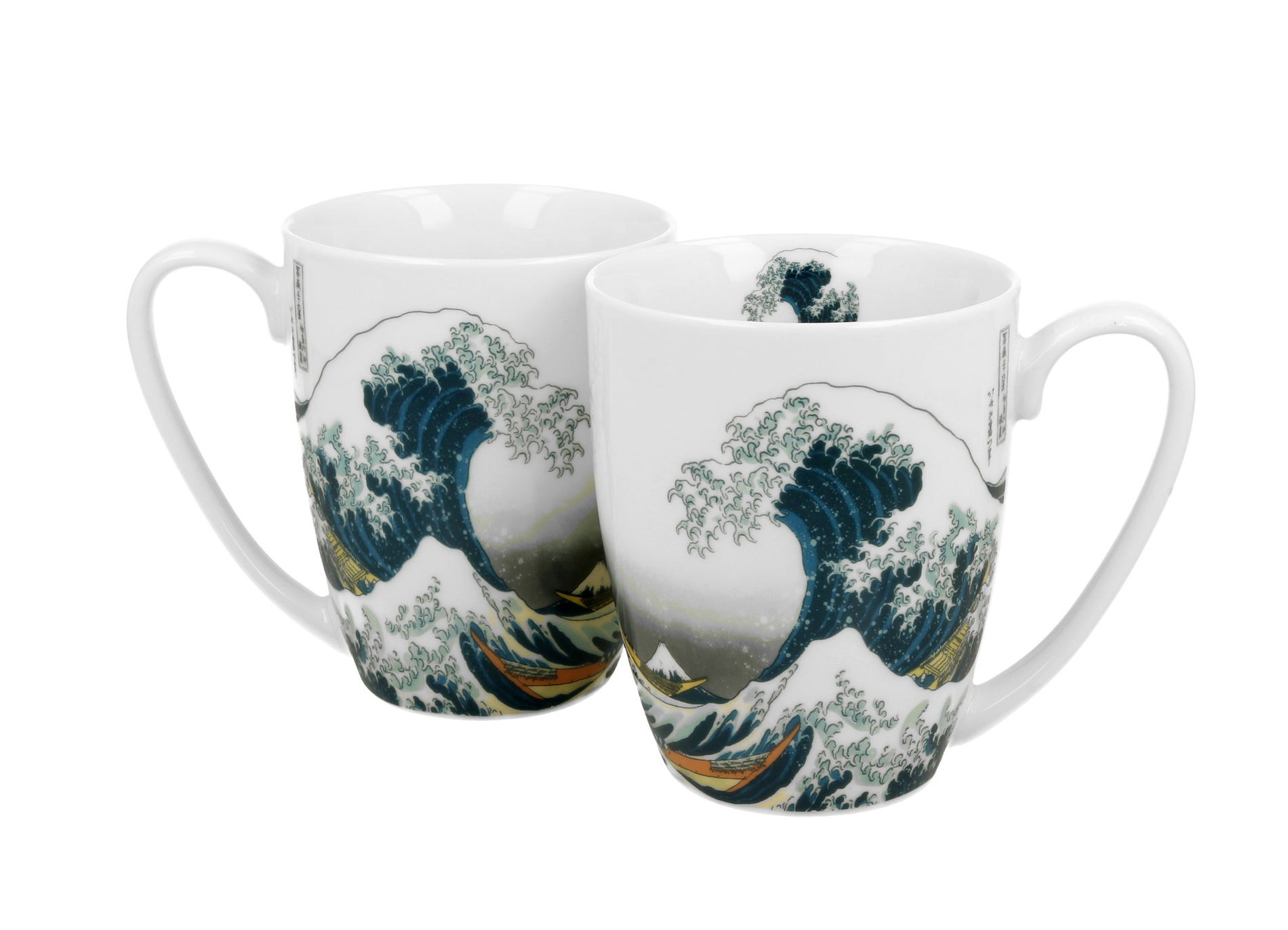 Porcelánové šálky DUO ART GALLERY THE GREAT WAVE BY HOKUSAI 380 ml 2 ks.