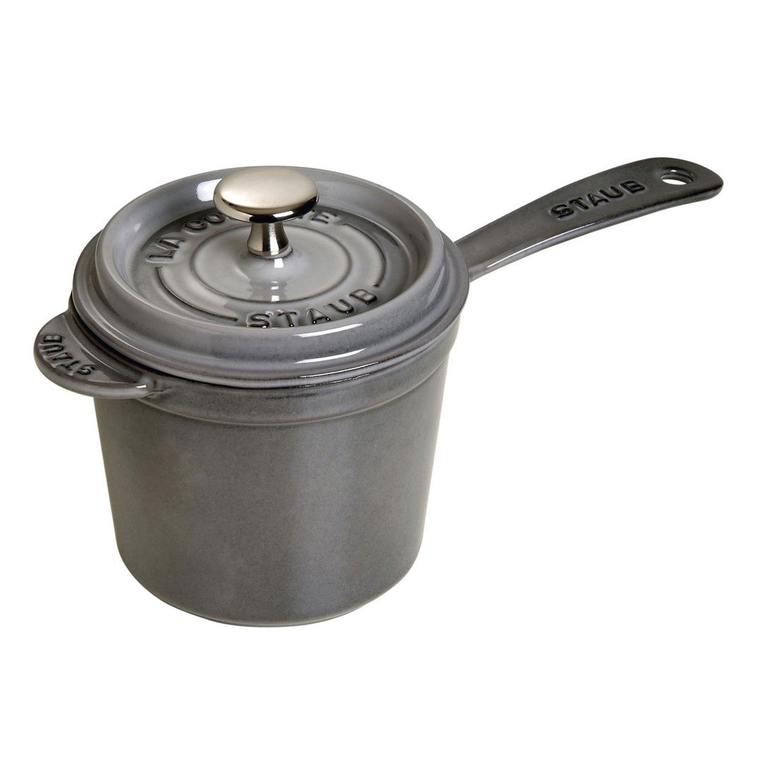 STAUB 18 cm / 1.2 l - rendlík z litiny s poklicí na indukci, grafitový