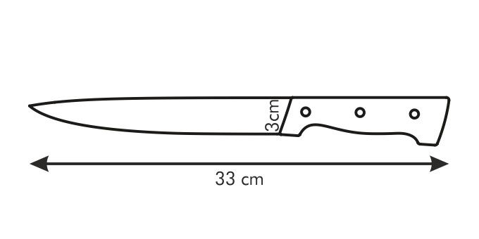 TESCOMA Home Profi Dell 20 cm - univerzální nůž z nerezové oceli