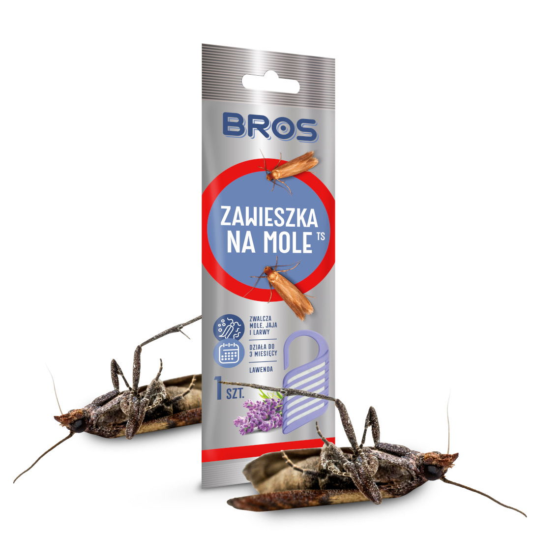 BROS Mole Lavender - štítek pro moly