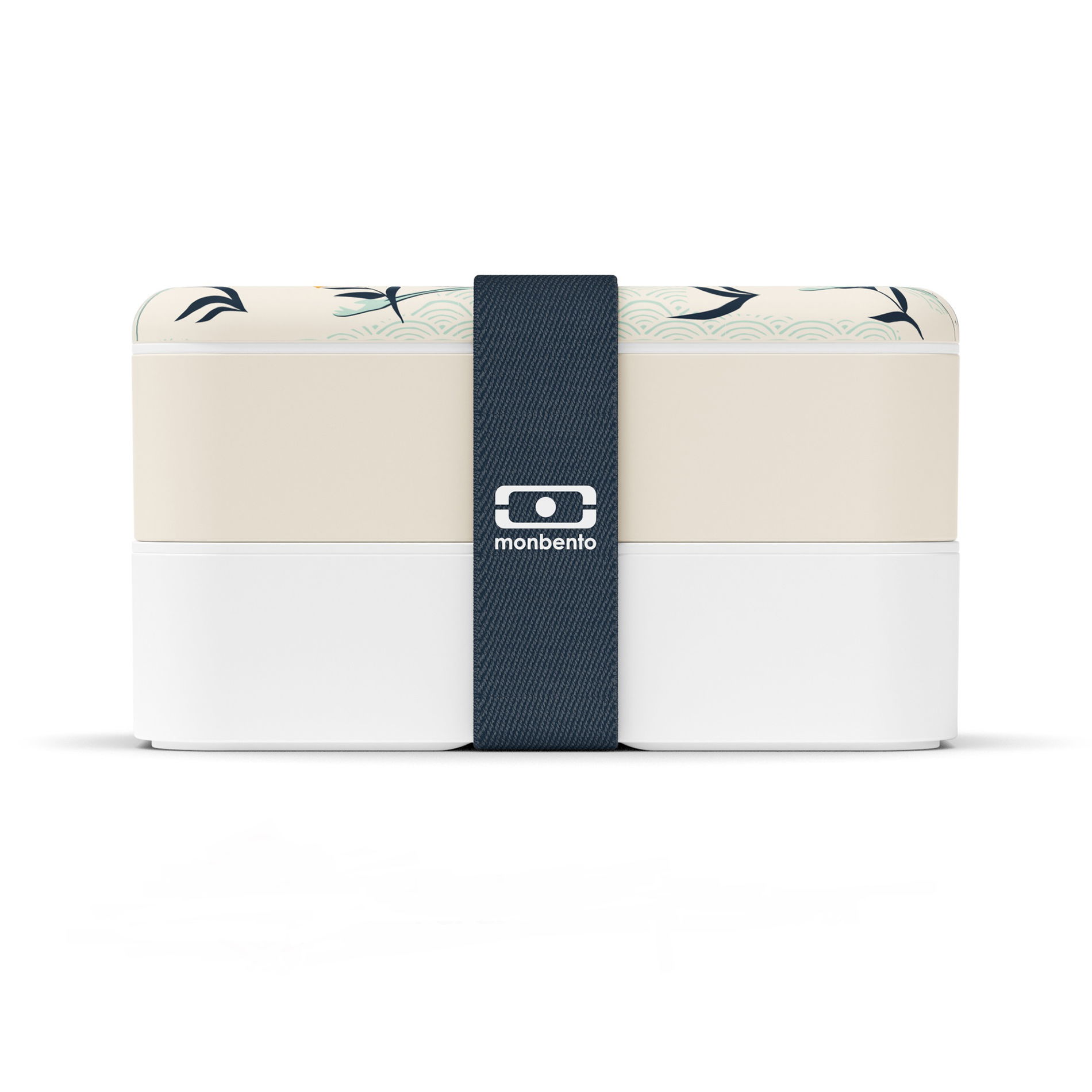 MONBENTO Bento Original Graphic Destiny 1 l - dvoukomorový plastový lunch box