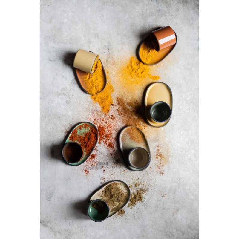 REVOL Caractere Mięta 80 ml - kubek do espresso porcelanowy