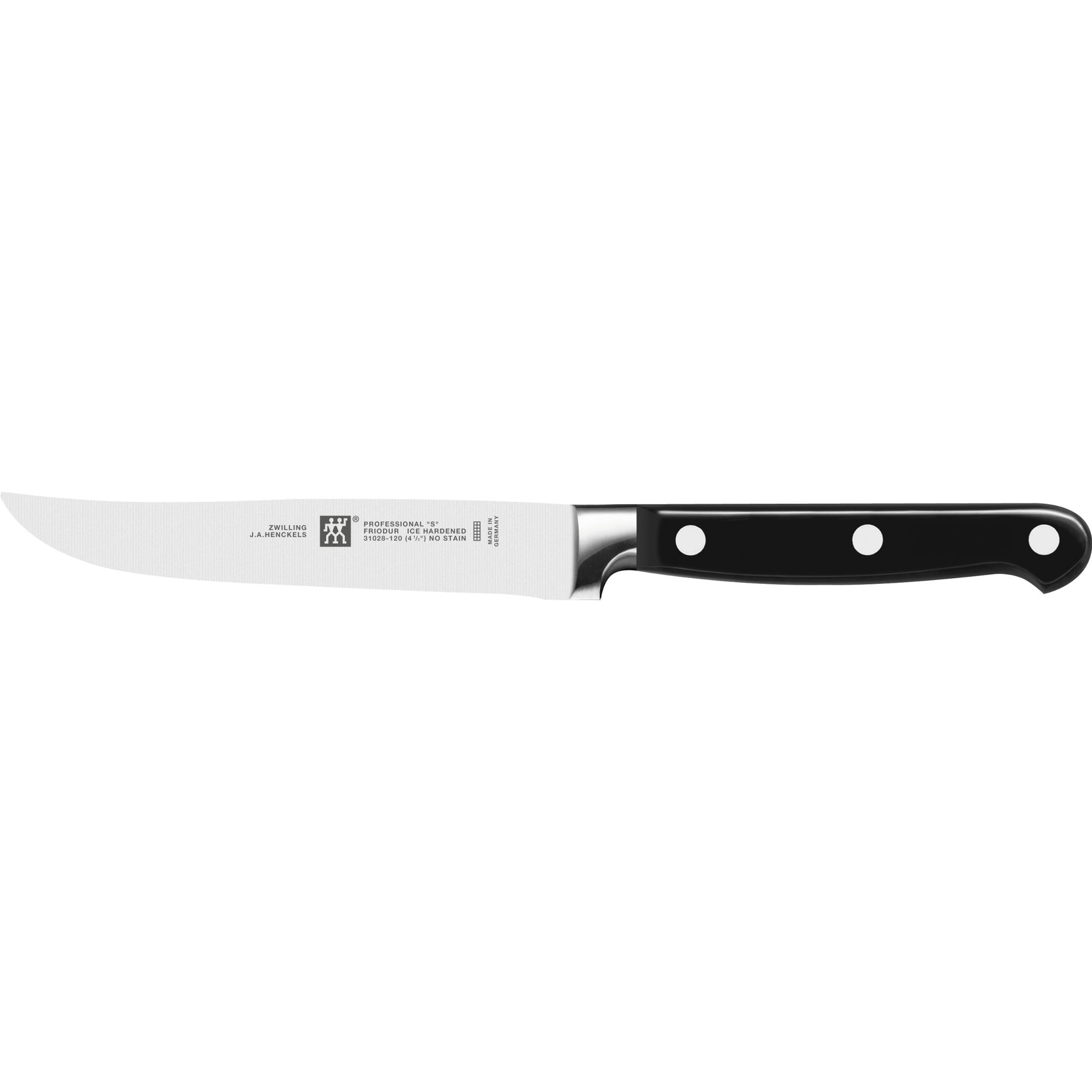 ZWILLING Professional S 4 ks černé - steakové nože z nerezové oceli