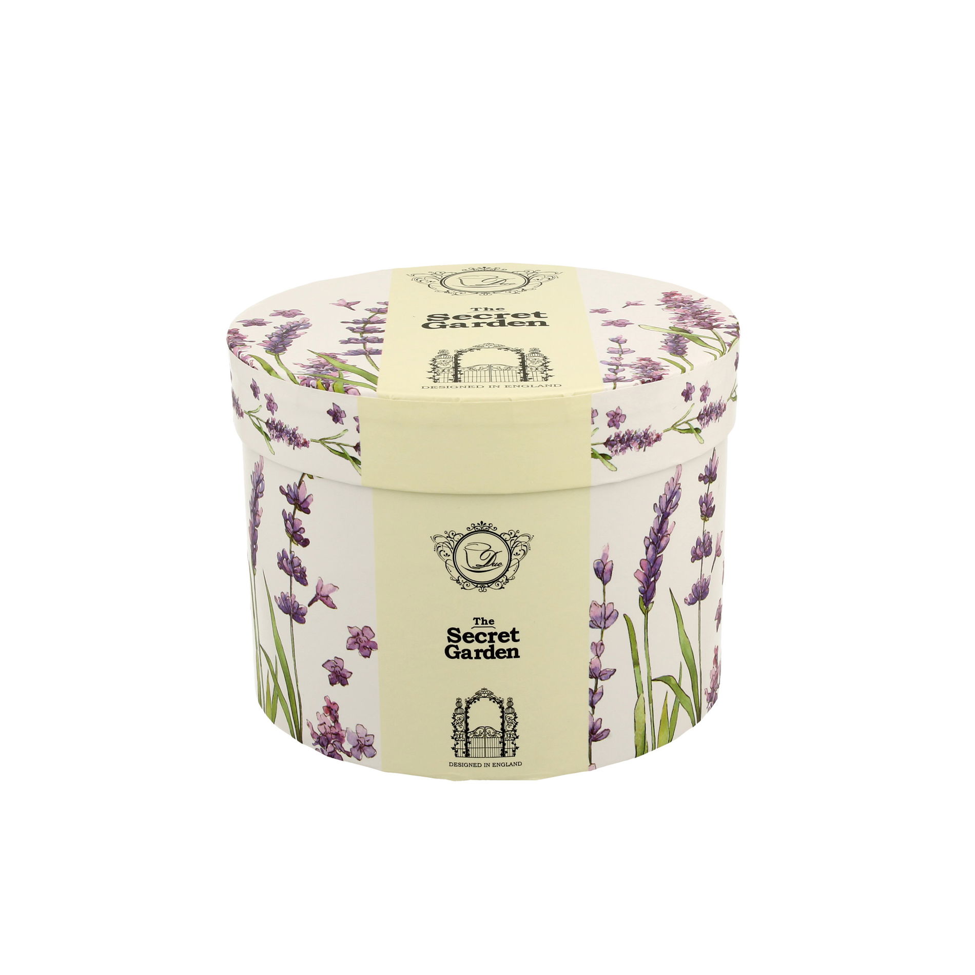 Porcelánový hrnek na sypaný čaj se sítkem a pokličkou DUO LAVENDER CLASSIC bílý 430 ml