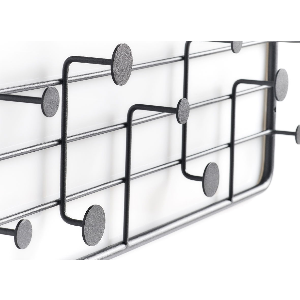 ZELLER Loft 51,4 cm - wieszak ścienny metalowy