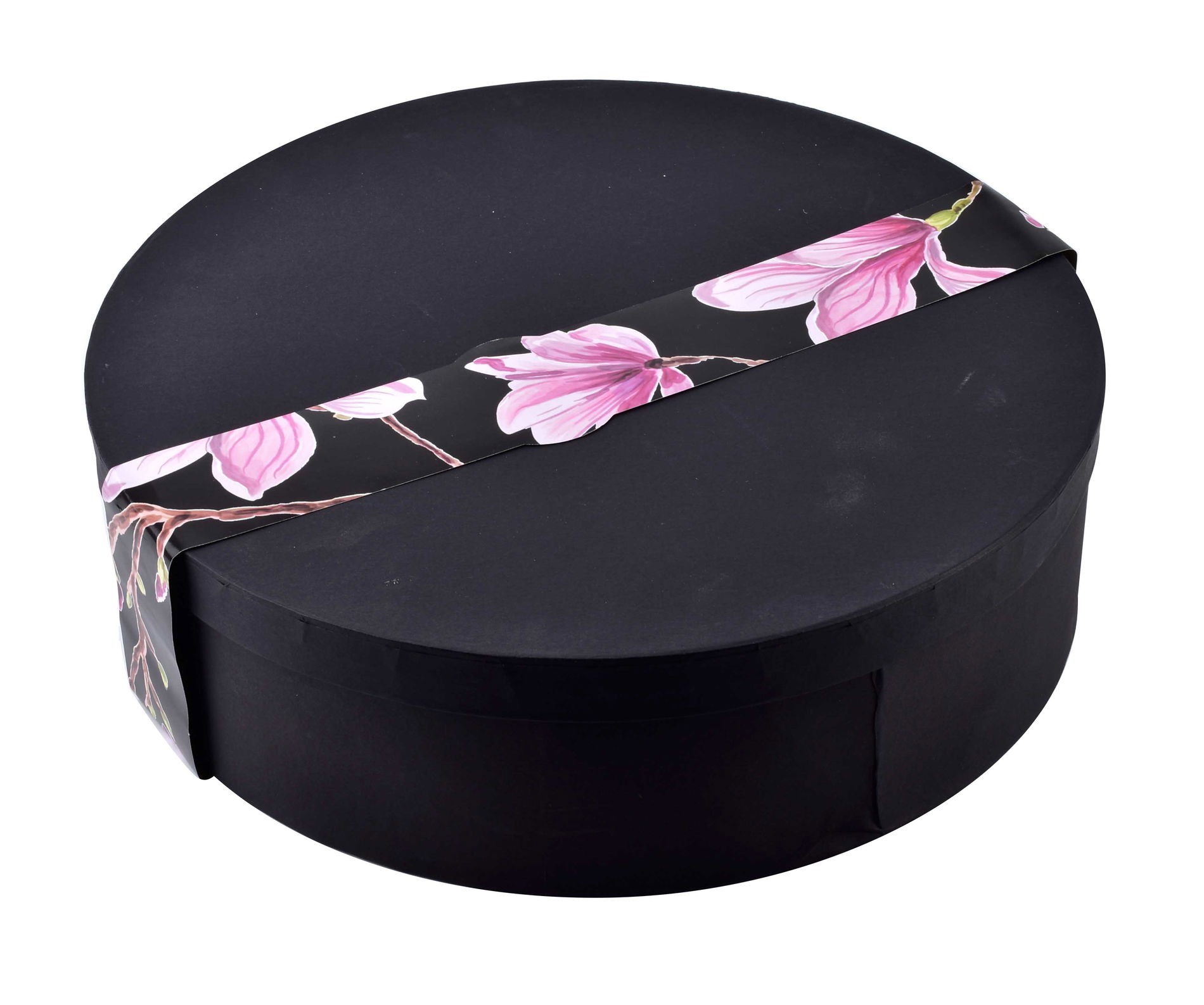 Porcelánové šálky na kávu a čaj s tanierikmi AFFEK DESIGN AYLA MAGNOLIA ČIERNE 250 ml 6 ks.