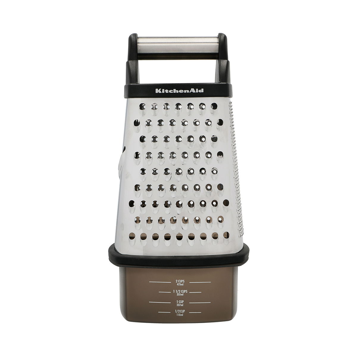 KITCHENAID Box Grater - multifunkčná strúhadlo z nerezovej ocele s nádobou