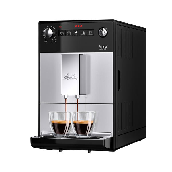 MELITTA Purista 1450 W černo-stříbrné espresso