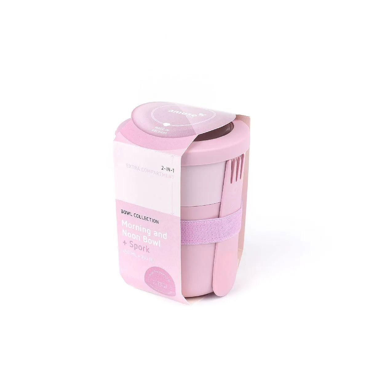 Nádoba na jogurt a müsli z Tritanu s lžičkou AMUSE ON THE GO 0,45 l