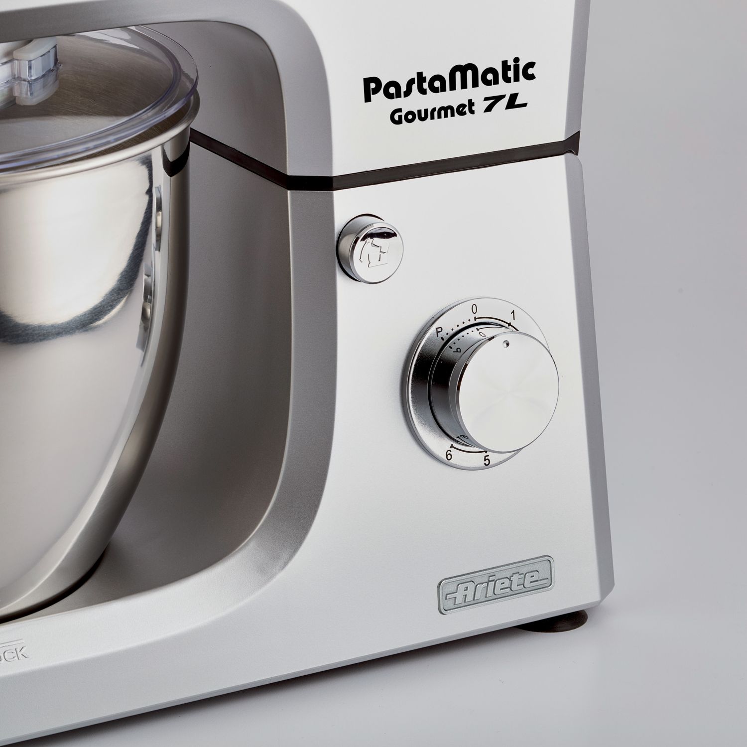 ARIETE 1598/1 Gourmet Pastamatic 7 2100 W stříbrný - planetární mixér s mixérem