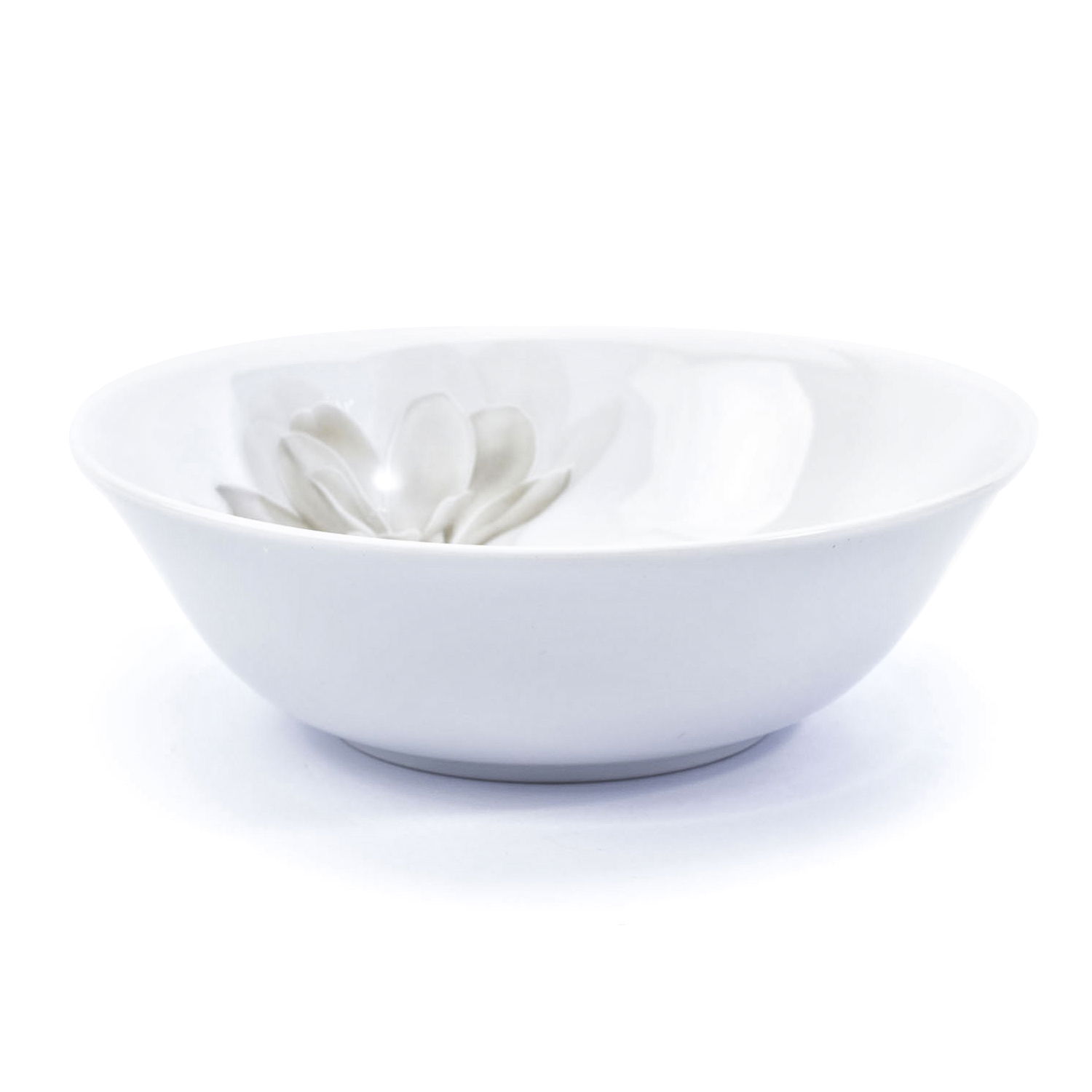 Porcelánová mísa / salátová mísa LUBIANA MAGNOLIA bílá 0,6 l