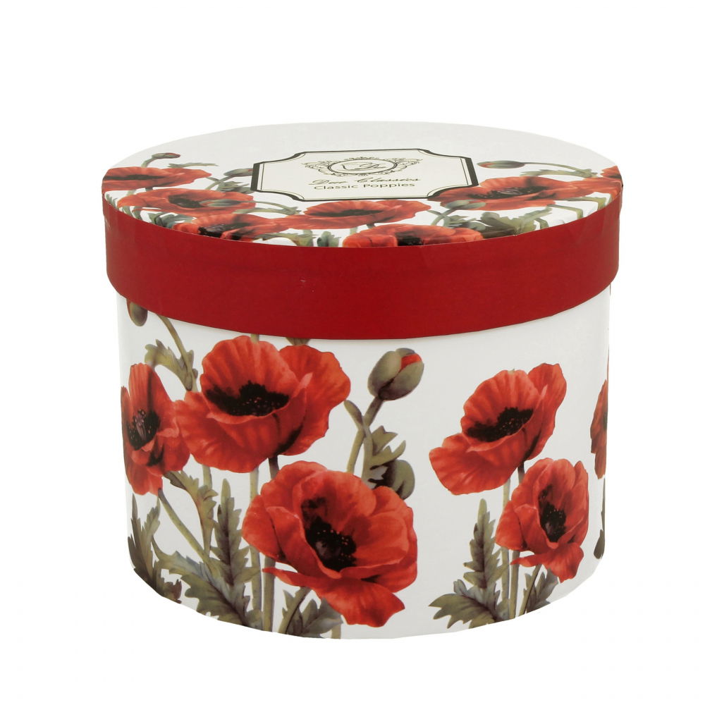 DUO CLASSIC POPPIES AND WILD BIRDS porcelánové hrnky s pítkem a víčkem 4 ks. 430 ml