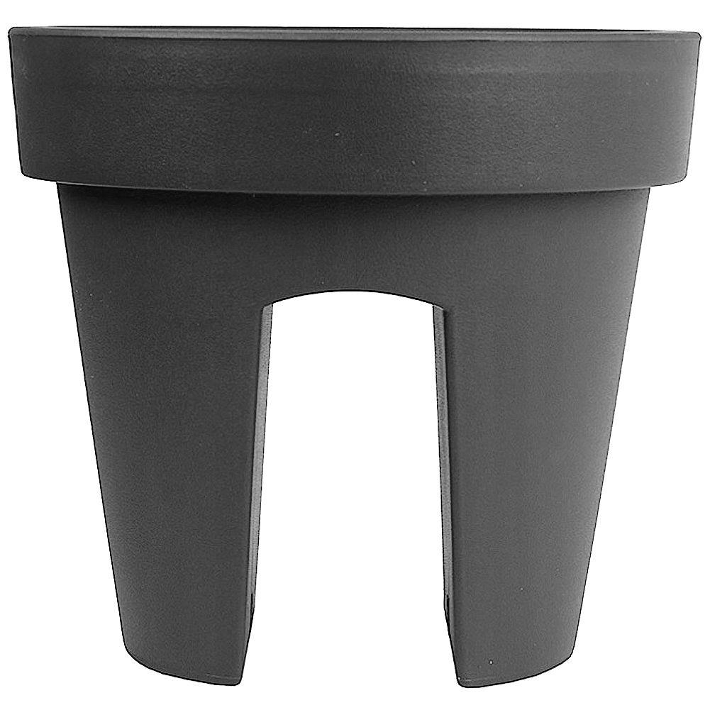 Květináč / Květináč na zábradlí BLACK 28 cm