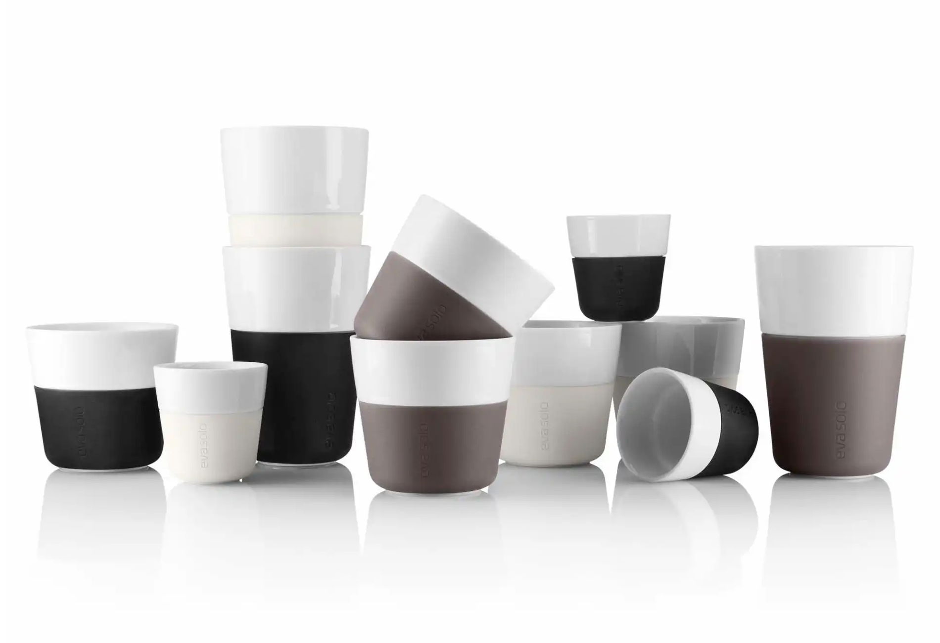 EVA SOLO 80 ml 2 ks - porcelánové šálky na espresso