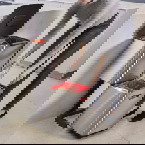JOSEPH JOSEPH Inteligent Waste Totem Compact stříbrný 40 l (30063) - nerezový koš na třídění odpadu