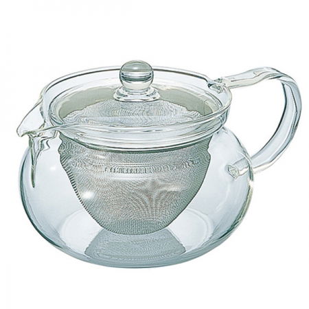HARIO Kyusu Maru 0,45 l - dzbanek do herbaty szklany z zaparzaczem