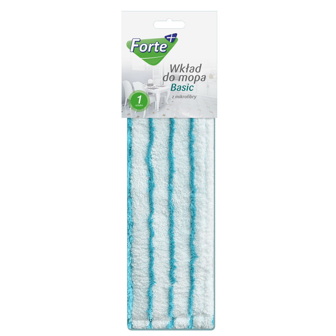 FORTE+ Basic - vložka / vymeniteľná koncovka pre plochý mop