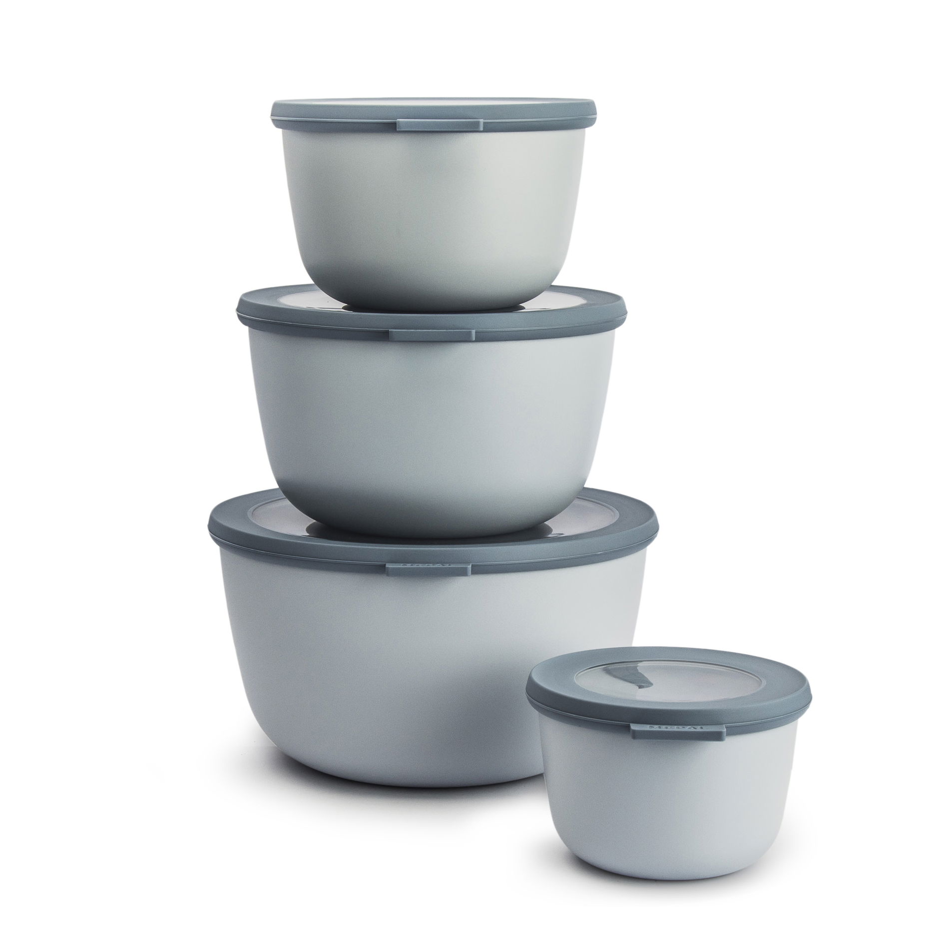 MEPAL Cirqula Nordic Blue 8 el. modré - plastové kuchynské misky s vekami