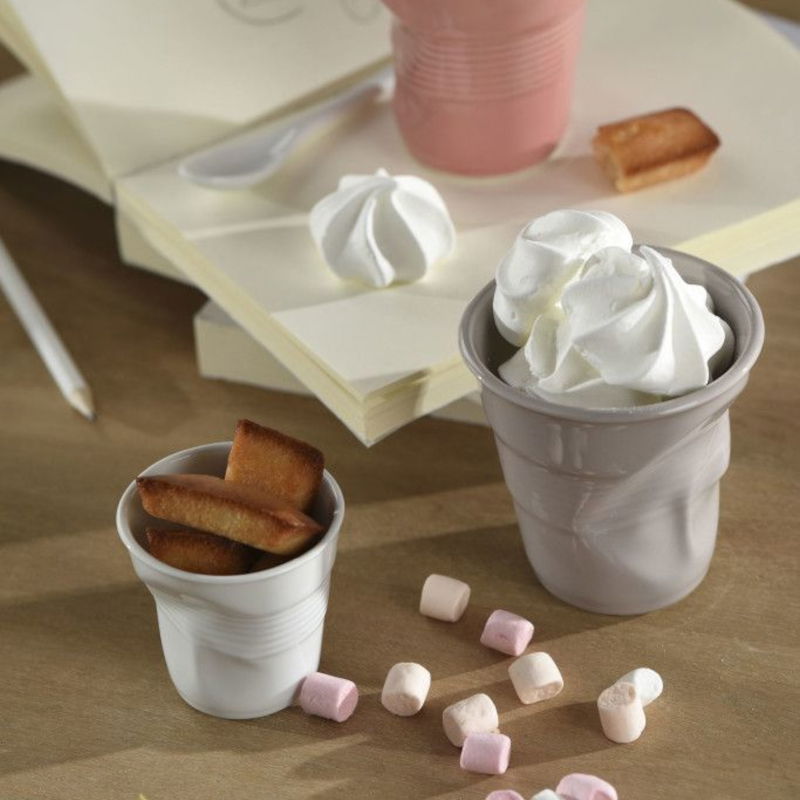 REVOL Froisses 80 ml bílý - porcelánový hrnek