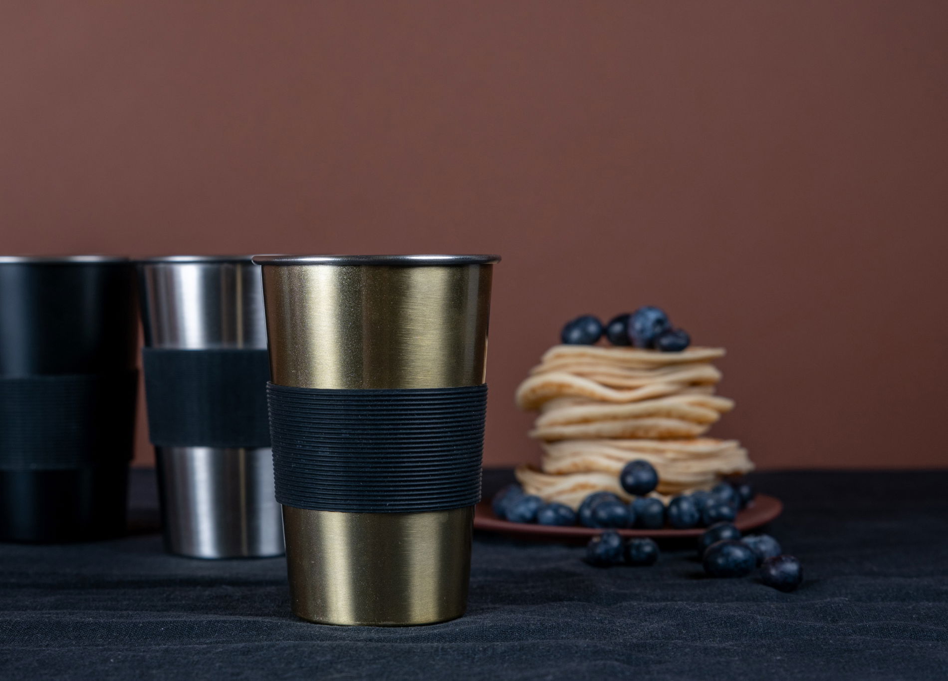 SAGAFORM To Go 500 ml 2 ks - nerezové poháre