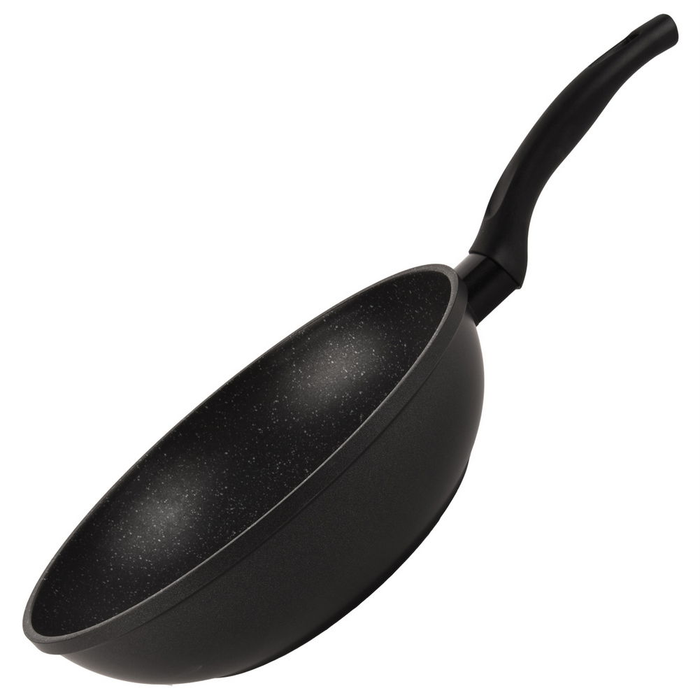 Nepřilnavá pánev Wok GRANDE GRAFITOVÁ 30 cm