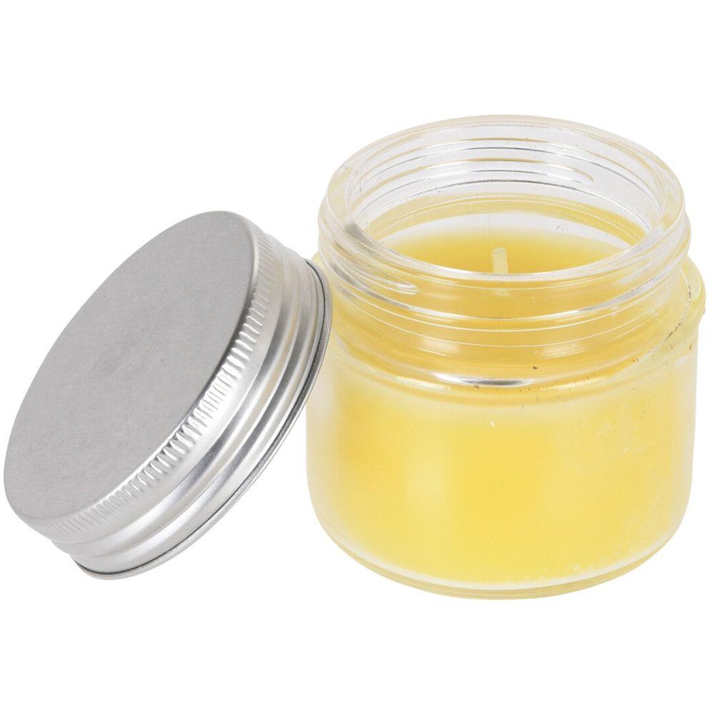 Vosková svíčka ve sklenici proti komárům CITRONELLA