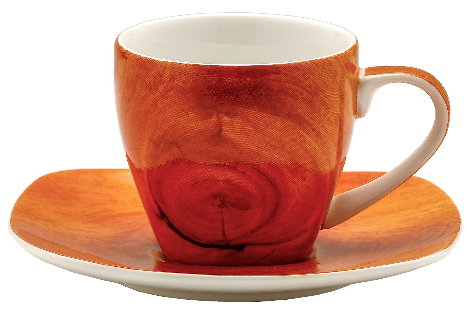 Porcelánové šálky na kávu a čaj so spodkami 200 ml 2 ks.