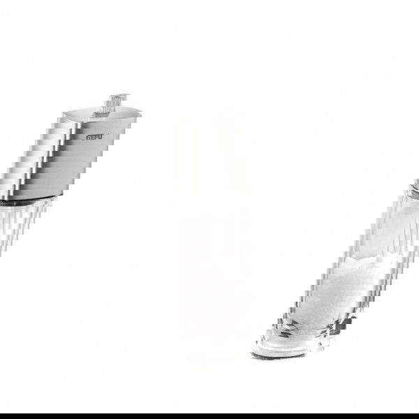 GEFU Dueto 18 cm 2 szt. transparentne - młynki do soli i pieprzu akrylowe