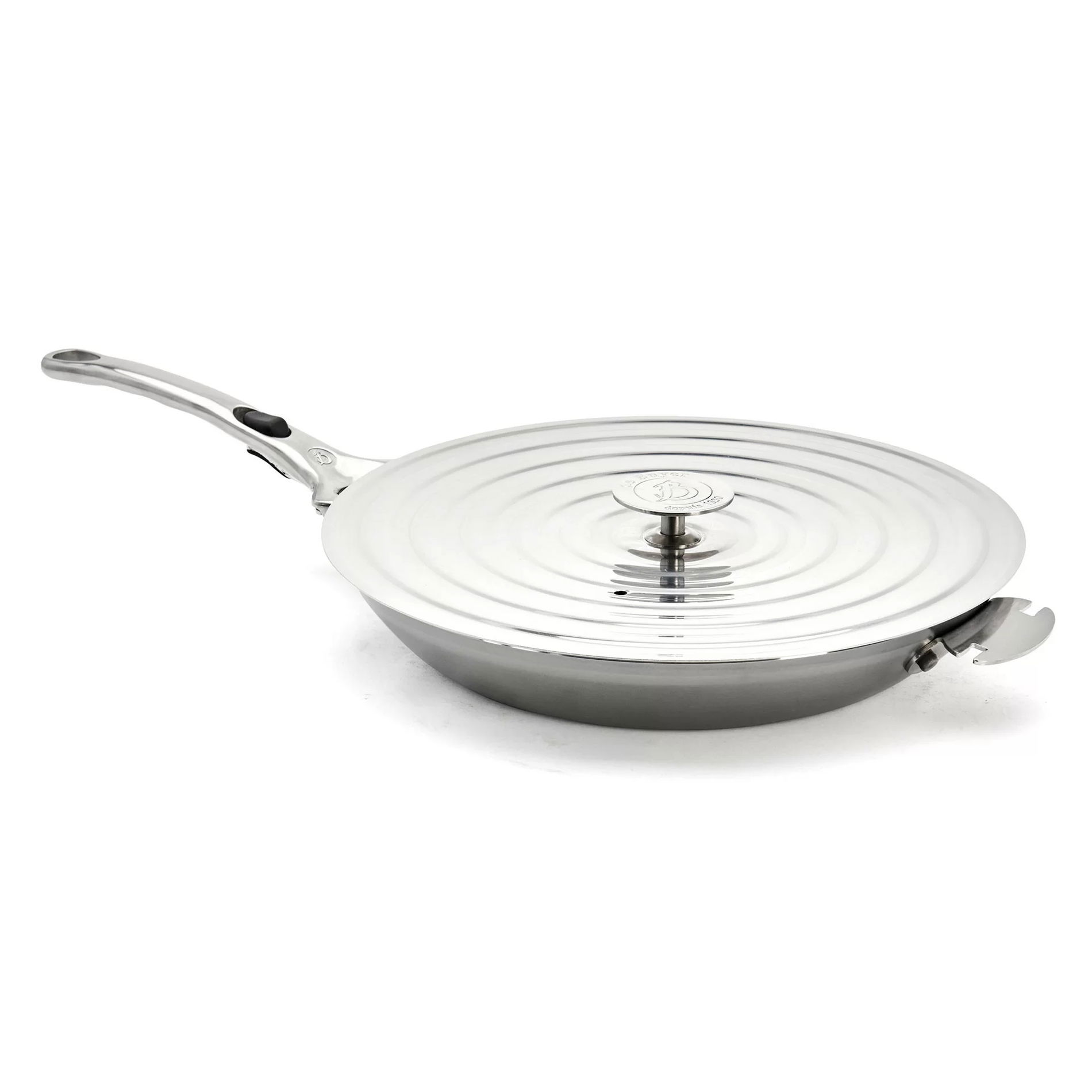 DE BUYER Alchimy Loqy 34 cm - pokrywka do patelni ze stali nierdzewnej
