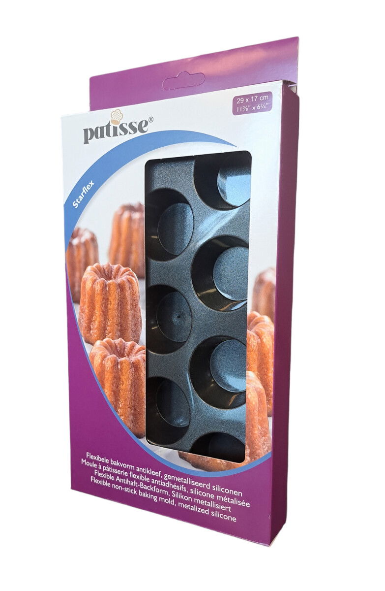 Forma na pečenie 11 mini cheesecakes z silikónu PATISSE STARFLEX 29 x 17 cm