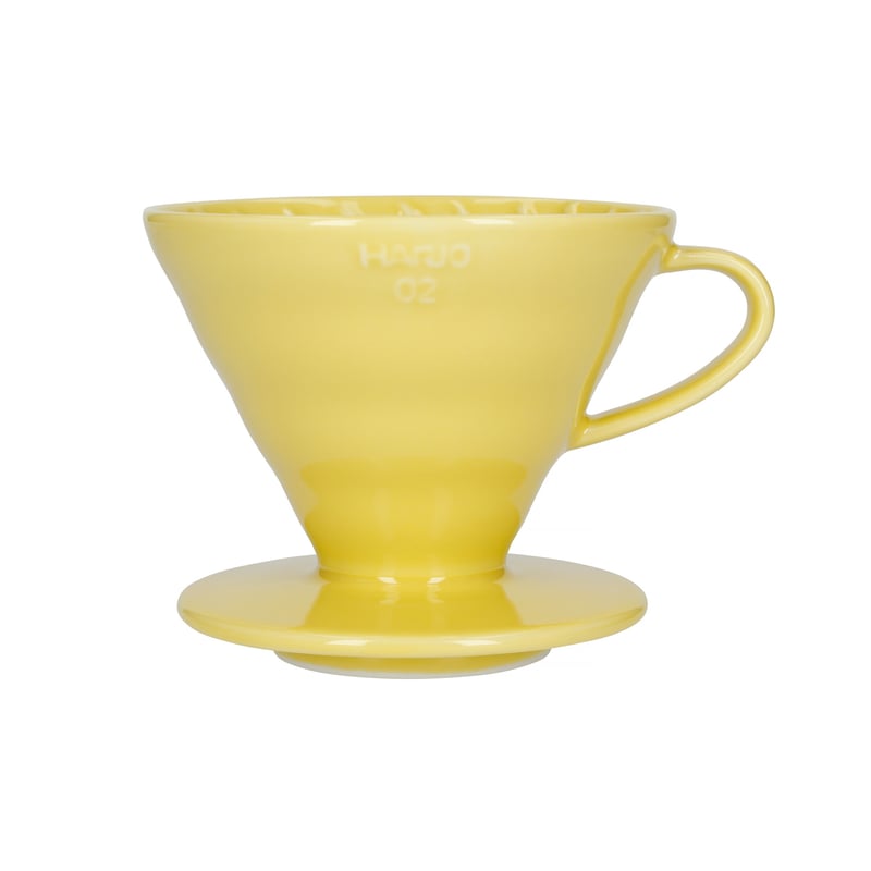 HARIO Drip V60-02 - keramický dripper na kávu s meracou nádobkou