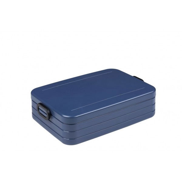MEPAL Take a Break modrý 1,5 l - plastový lunch box se dvěma nádobami a vidličkou