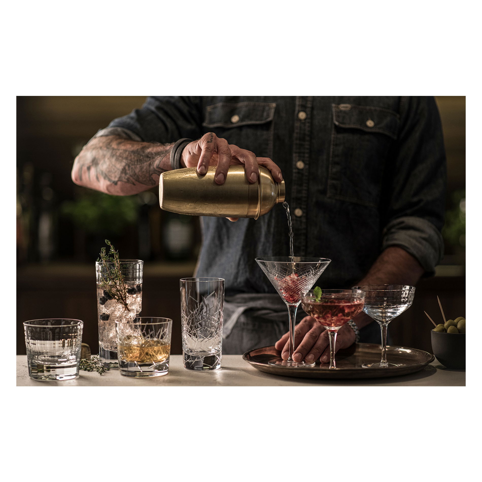 ZWIESEL HANDMADE Bar Premium No.2 294 ml 2 szt. - kieliszki do martini kryształowe