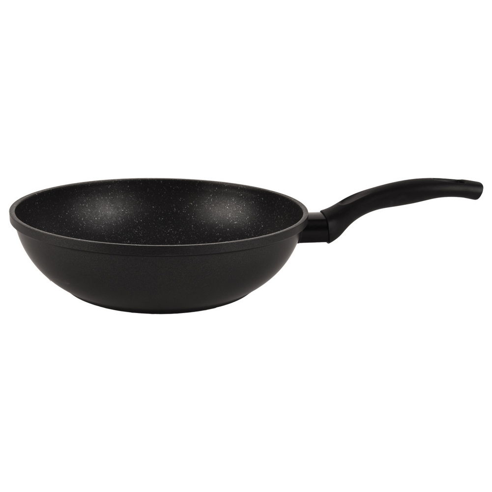 Nepřilnavá pánev Wok GRANDE GRAFITOVÁ 30 cm