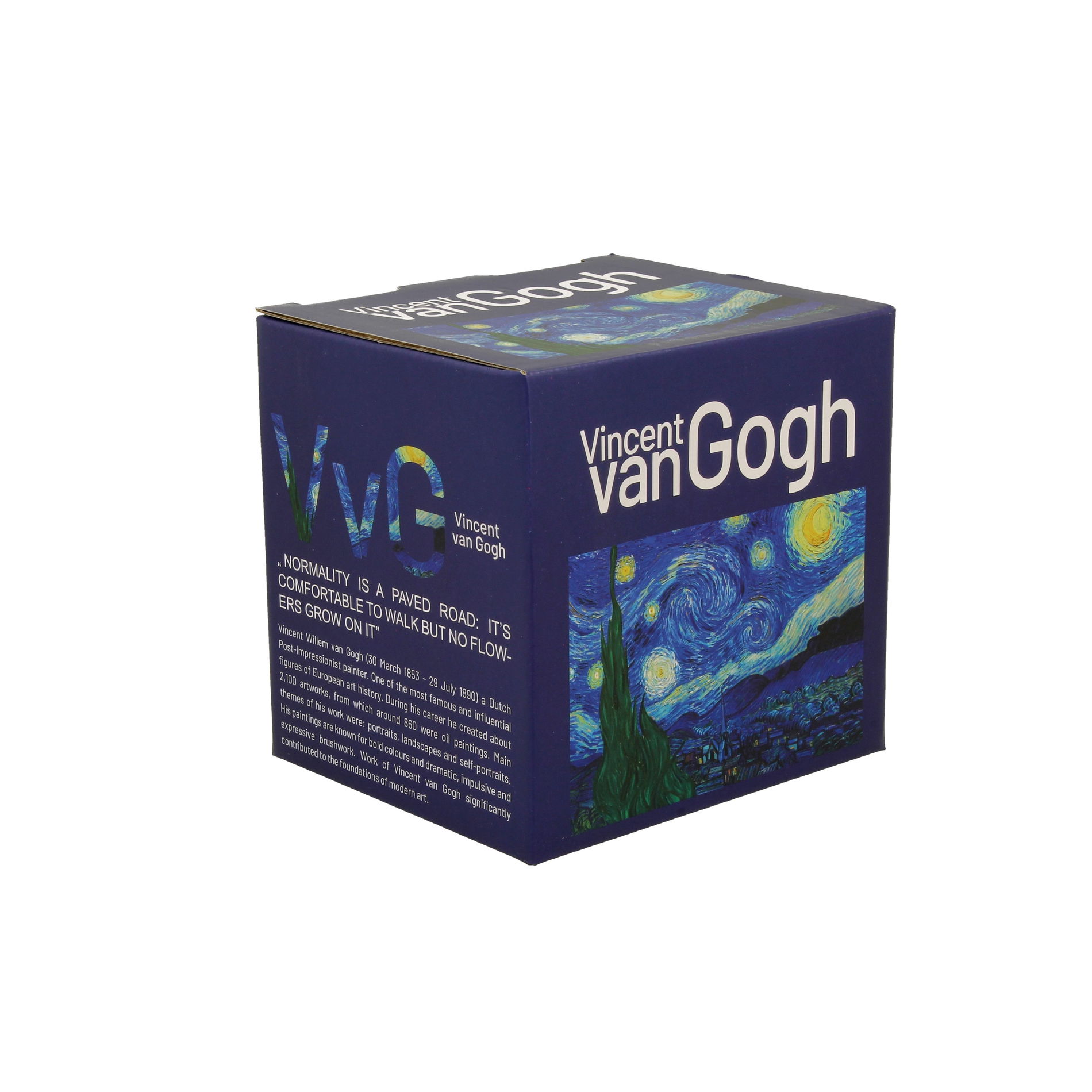 Kubek porcelanowy z zaparzaczem DUO ART GALLERY STARRY NIGHT BY V. VAN GOGH 430 ml