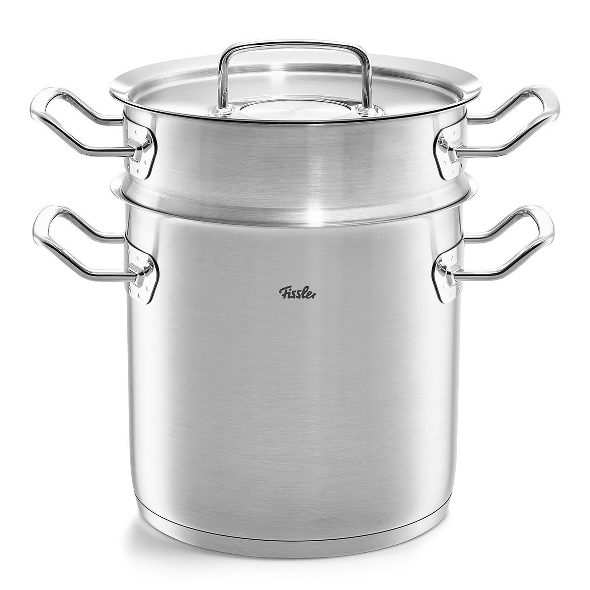 FISSLER Original Profi Collection Multistar - garnek do gotowania makaronu ze stali nierdzewnej z pokrywką 6 l