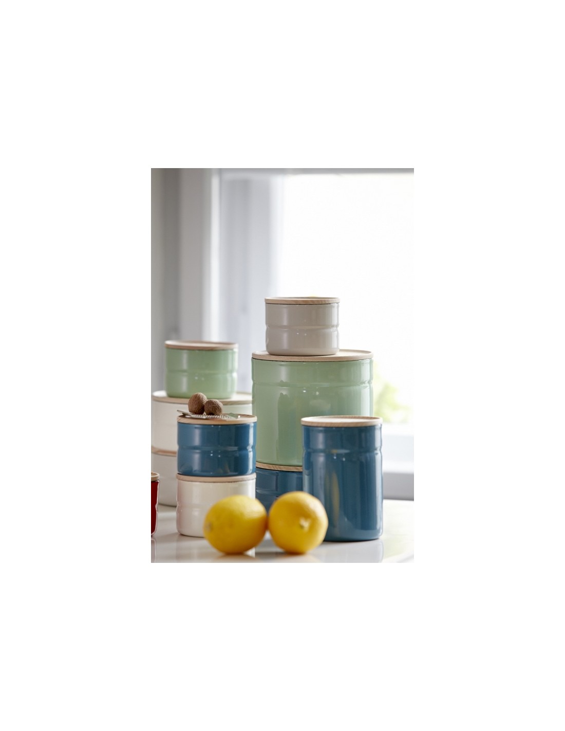 RIESS Silent Blue 1,3 l - smaltovaná nádoba s poklicí