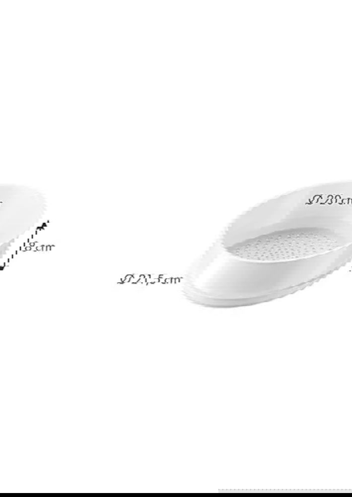 TESCOMA Presto Steam 20 cm bílá – nerezová vložka/sítko pro na vaření na páře