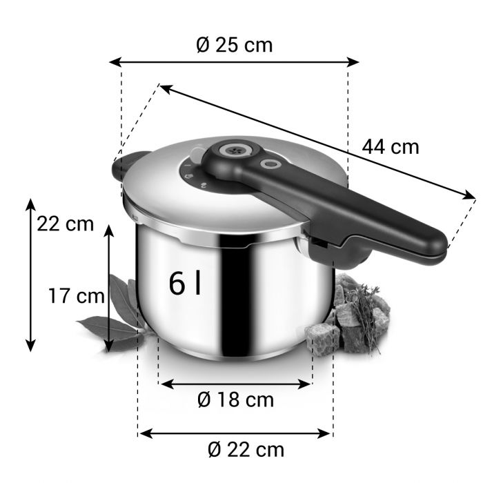 TESCOMA Smartclick 6 l - tlakový hrnec