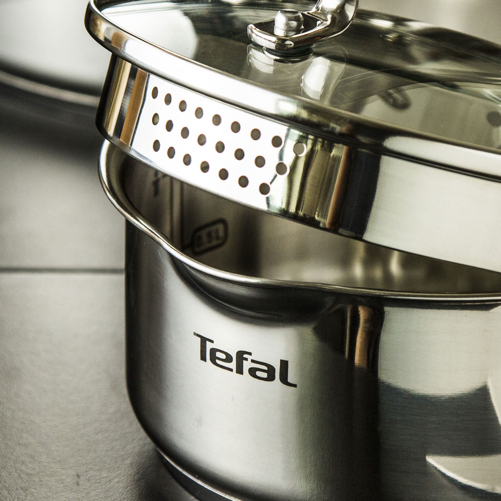 TEFAL Duetto Plus - sada 5 nerezových hrnců s pokličkami