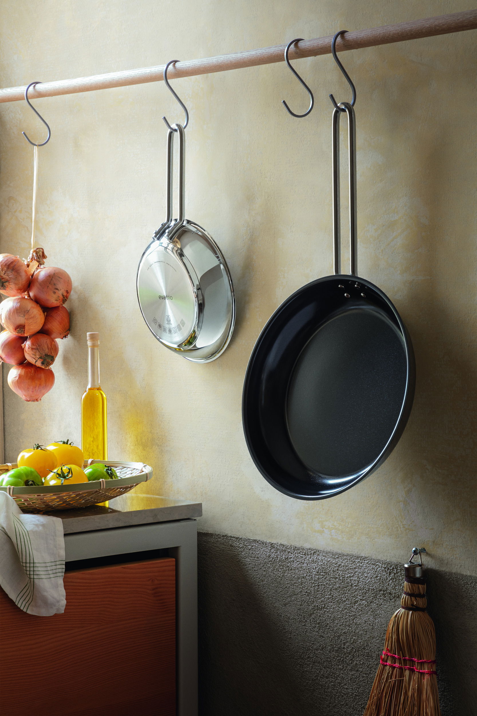 EVA TRIO Steel Line 30 cm - patelnia ceramiczna nieprzywierająca