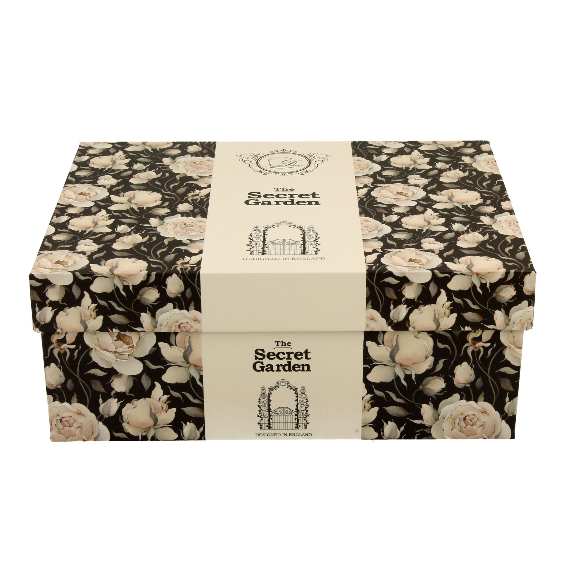 Porcelánové šálky na espresso s podšálky DUO FLORAL EXCLUSIVE ENGLISH ROSES 100 ml 2 ks.