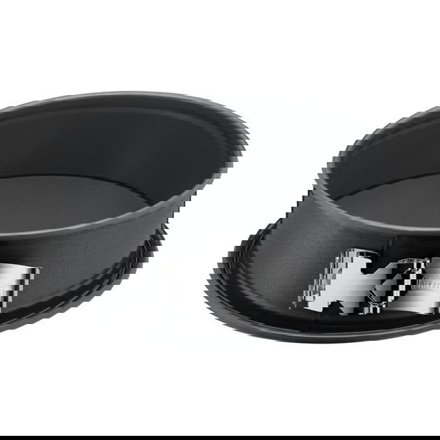 KAISER La Forme Plus 24 cm čierna - okrúhla tortová forma s vyberateľným dnom oceľová