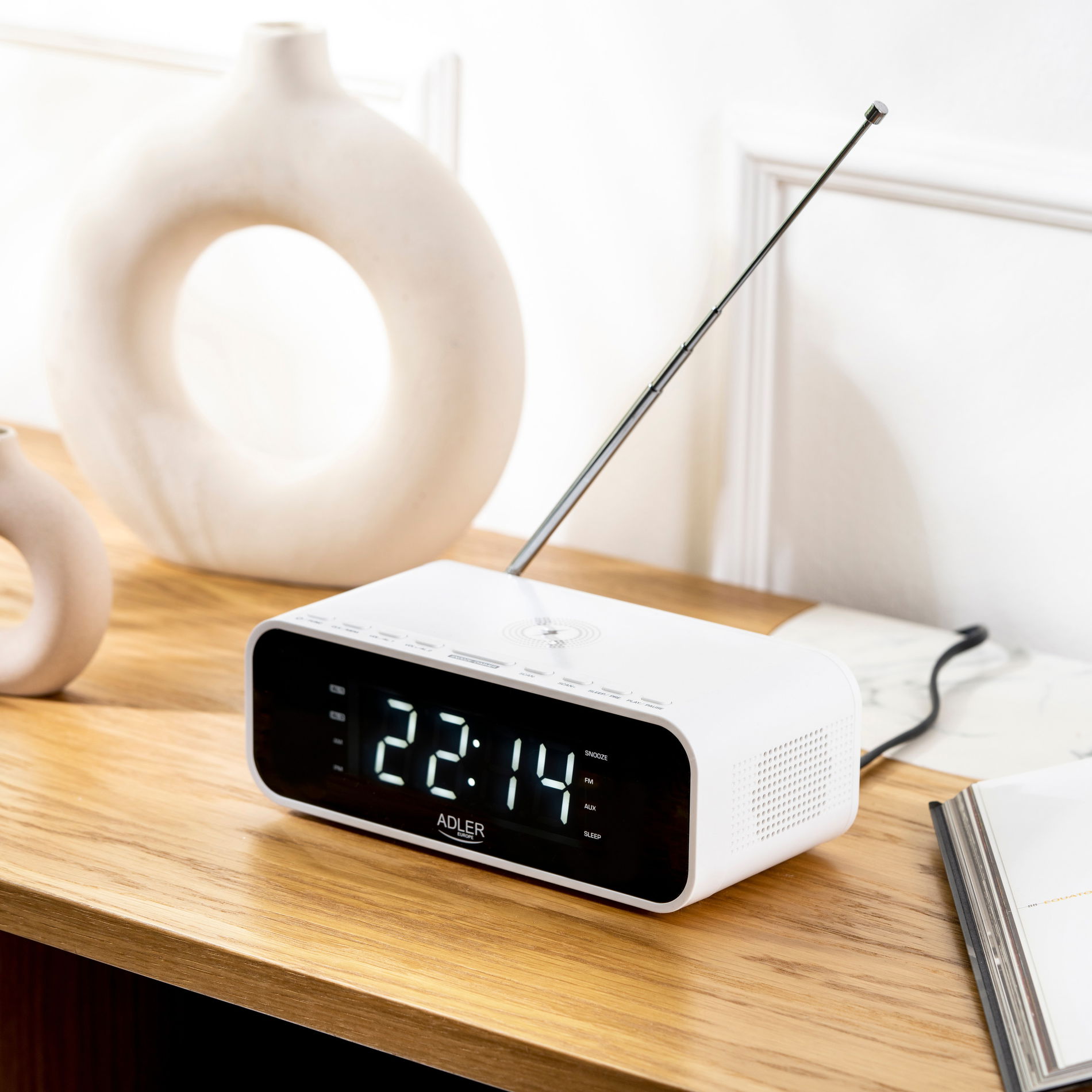 ADLER AD 1192W - prenosné rádio s budíkom